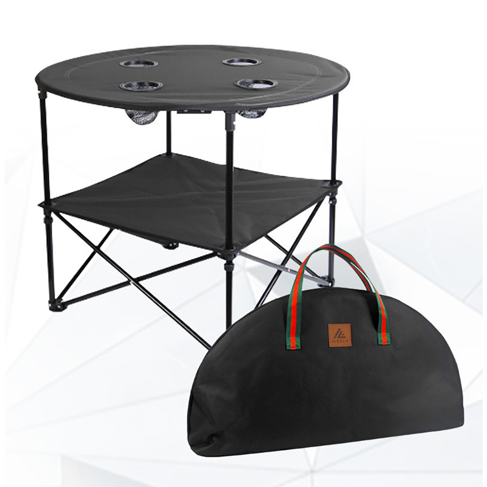 에어클로 접이식 캠핑 테이블 경량 휴대용 폴딩 가방 포함